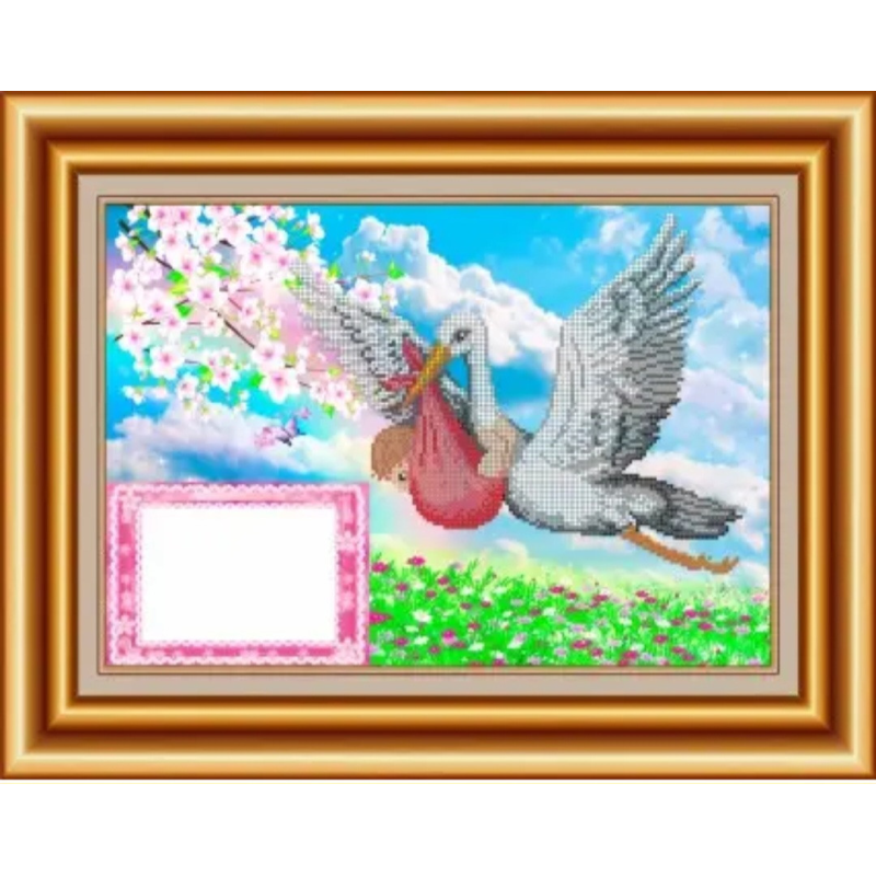 Схема для вишивання бісером. З днем народження доньки