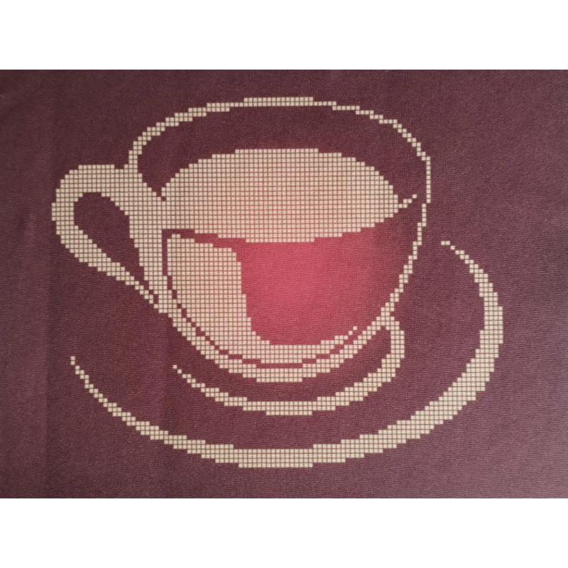 Схема для вишивання бісером. Монохром. Чашка Схема для вишивання бісером. Монохром. Чашка