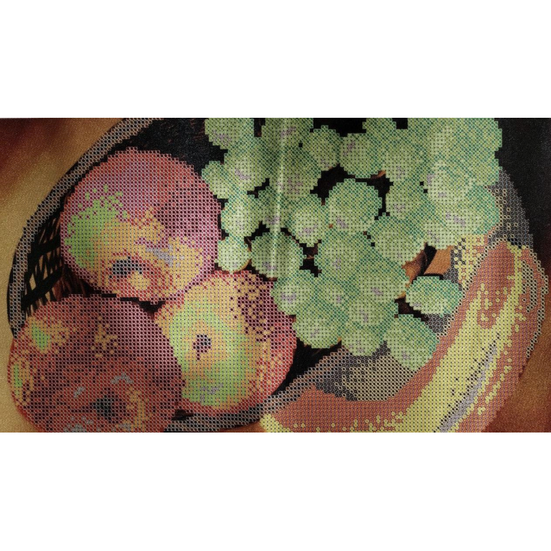 Схема для вишивання бісером. Фруктовий кошик.