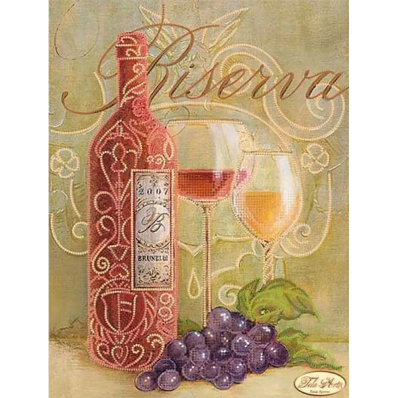 Схема для вишивання бісером. Хмільне вино.