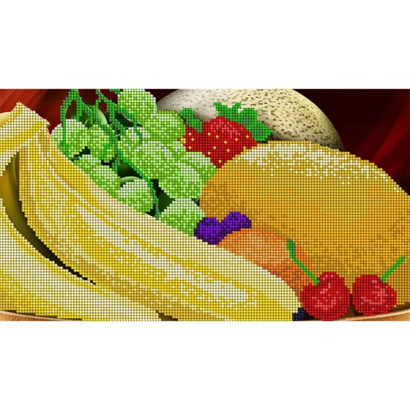 Схема для вишивання бісером. Фруктовий десерт. Схема для вишивання бісером. Фруктовий десерт.
