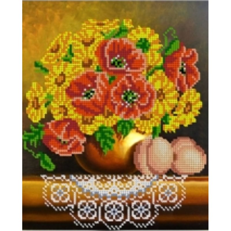 Схема для вишивання бісером. Сонячний натюрморт.