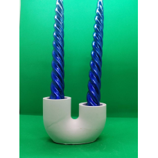 Підсвічник гіпсовий без покриття, На 2 свічки.