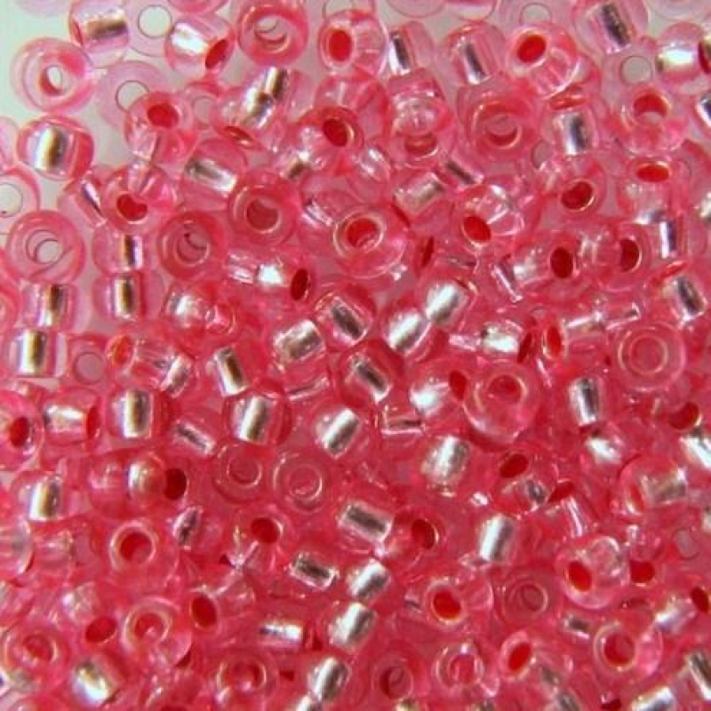 Бісер блискучий, глянсовий, світло-рожевий 10 г, No10