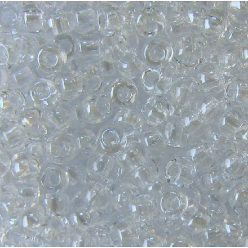 Бісер прозорий глазурований білий 10 г, No10