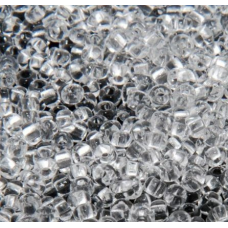 Бісер прозорий глянсовий білий 10 г, No10