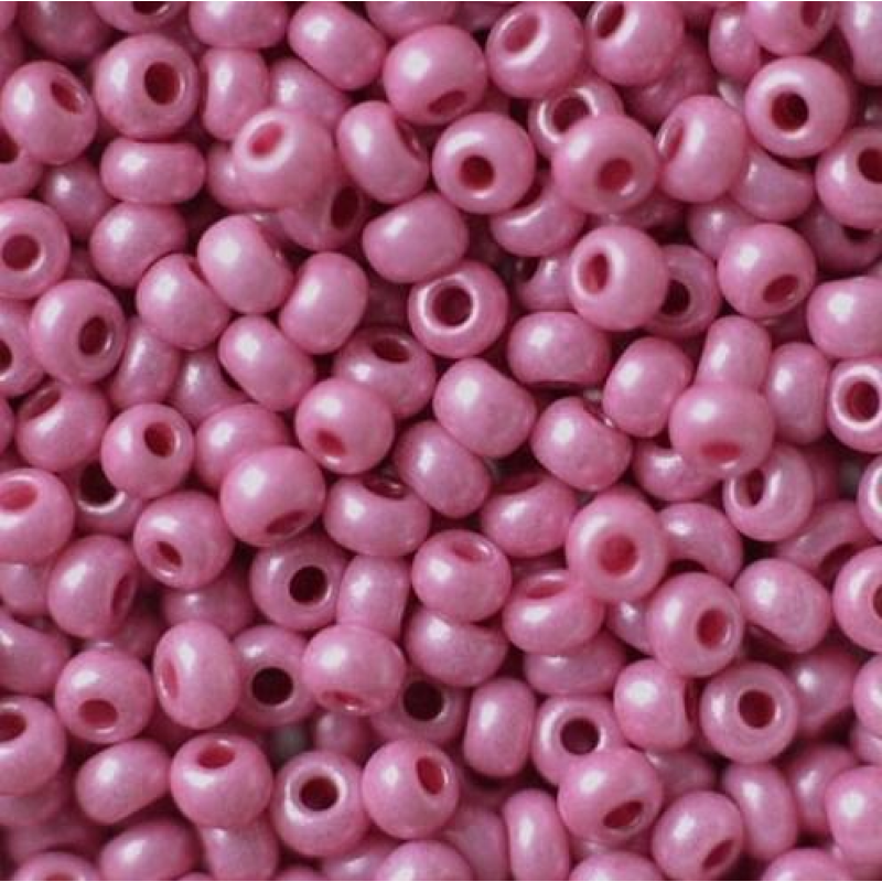 Бісер перламутровий темно-рожевий 10 г, No10
