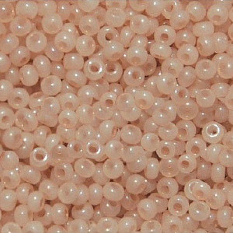 Бісер алебастровий блідо-персиковий 10 г, No10