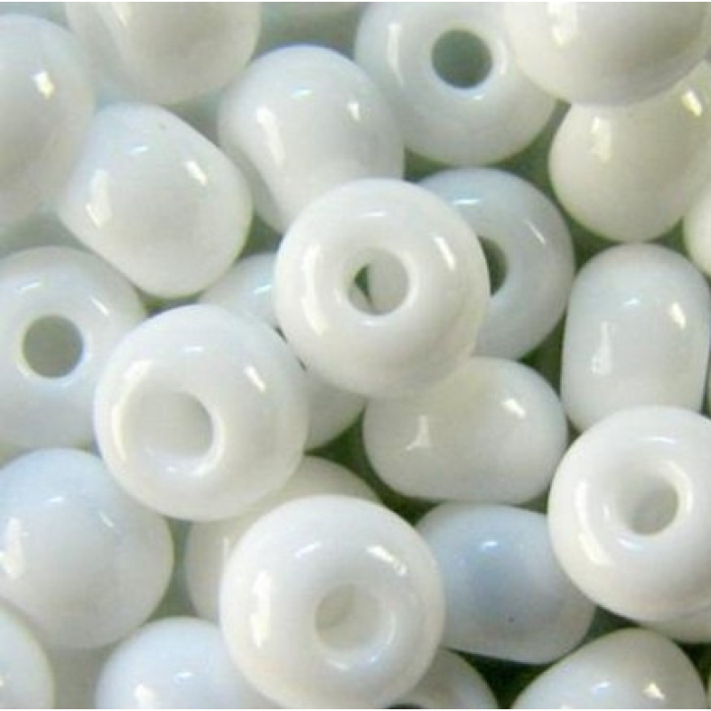 Бісер натуральний білий 10 г, No10