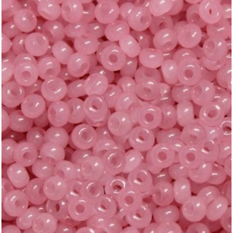 Бісер алебастровий малиновий 10 г, No10