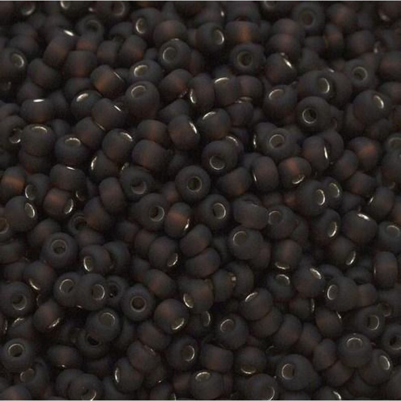 Бісер блискучий, матовий, темно-коричневий 10 г, No10