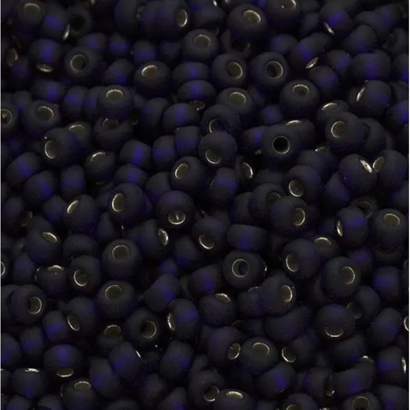 Бісер блискучий, матовий, темно-фіолетовий 10 г, No10