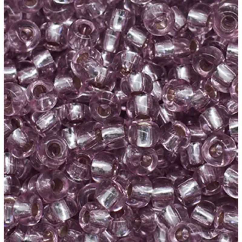 Бісер блискучий, глянсовий, лавандовий 10 г, No10