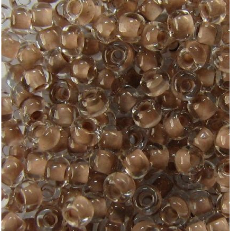 Бісер фарбований бежево-коричневий 10 г, No10 Бісер фарбований бежево-коричневий 10 г, No10