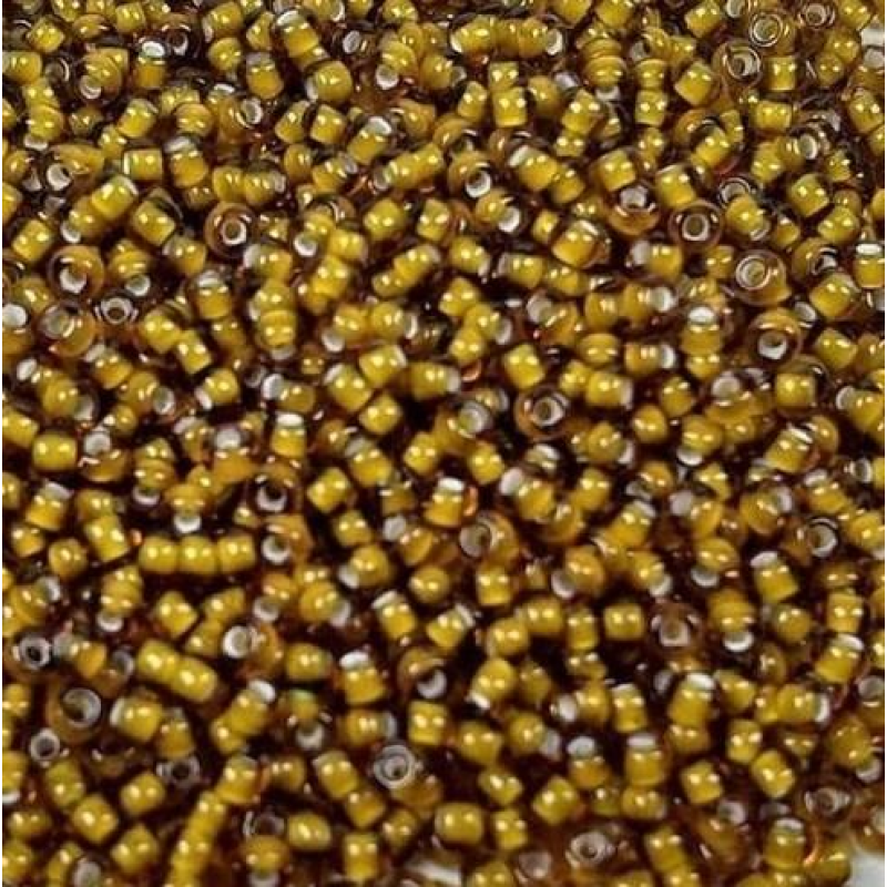 Бісер крейдяний, коричневий 0 г, No10