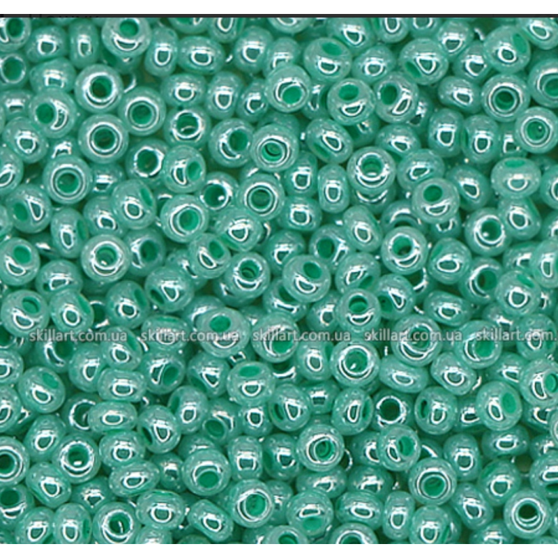 Бісер перламутровий бірюзовий 10 г, No10