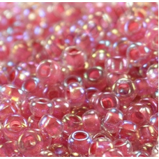 Бісер пофарбований райдужний, ніжно-рожевий 10 г, No10