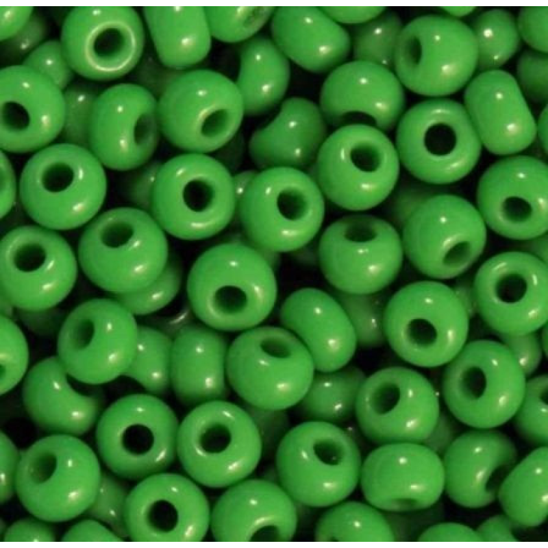 Бісер натуральний зелений 10 г, No10