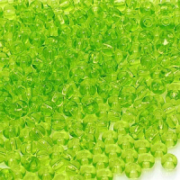 Бісер прозорий глянсовий салатовий 10 г, No10