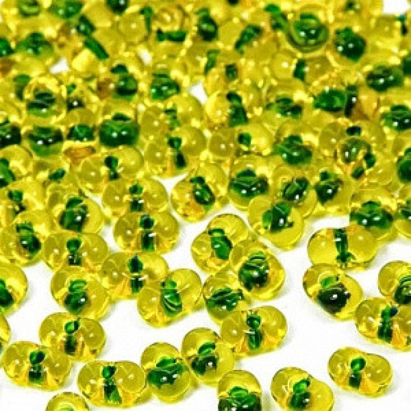 Бісер прозорий хамелеон зелений 10 г, No10