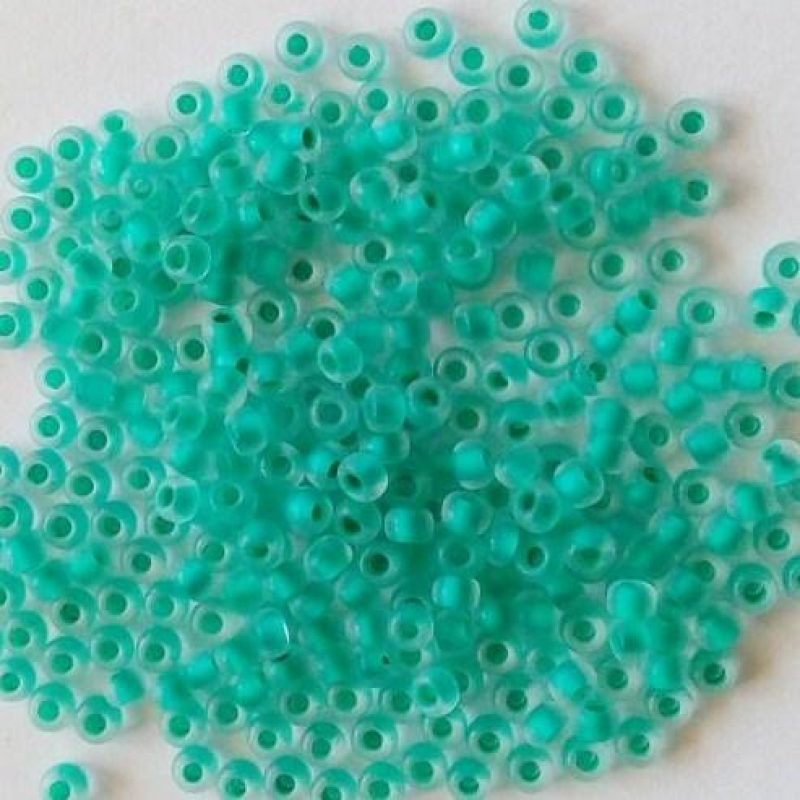 Бісер фарбований, матовий, бірюзовий 10 г, No10
