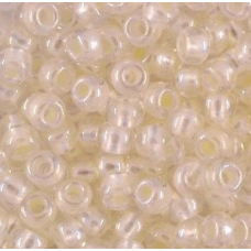 Бісер прозорий глазурований молочний 10 г, No10