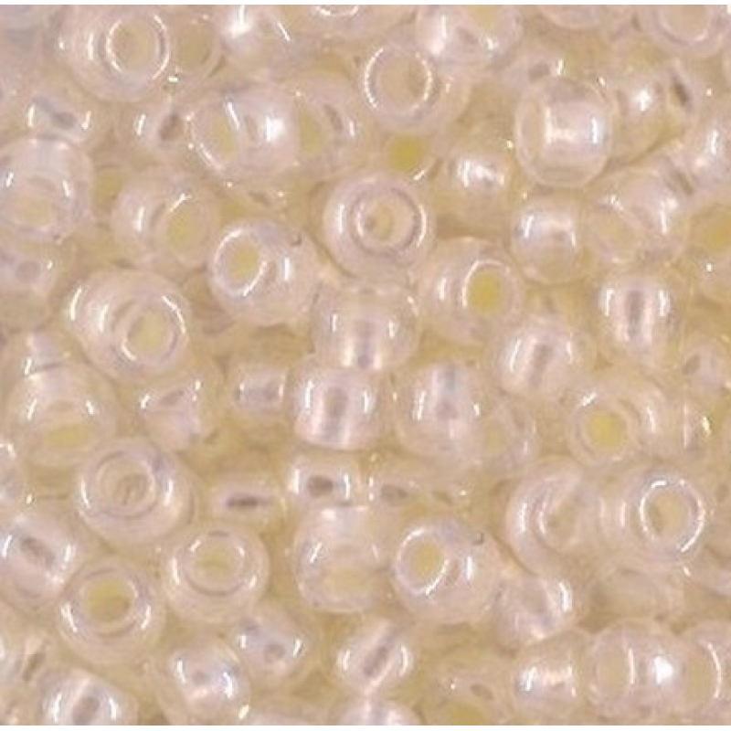 Бісер прозорий глазурований молочний 10 г, No10