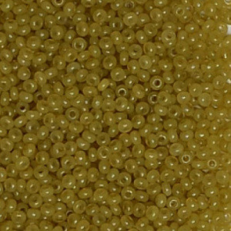 Бісер алебастровий стиглий оливковий 10 г, No10