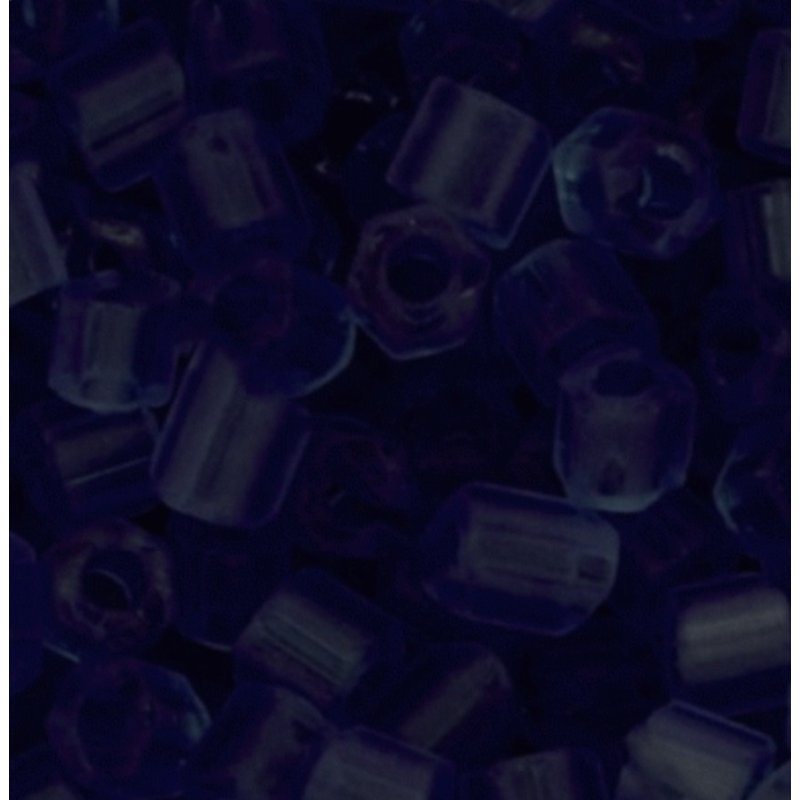 Бісер рубка Preciosa, матовий, чорно-синій 50 г, No10