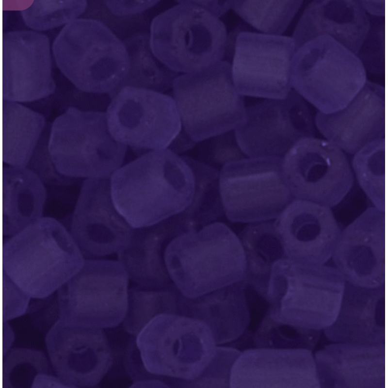 Бісер рубка Preciosa, матовий, синьо-фіолетовий 50 г, No10