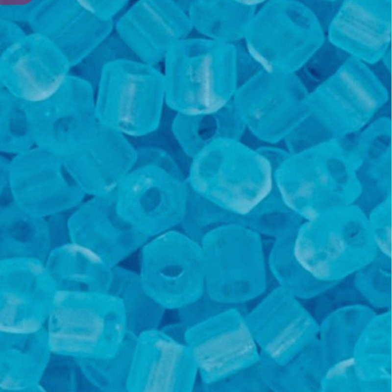 Бісер рубання Preciosa, матовий, світло-блакитний 50 г, No10 Бісер рубання Preciosa, матовий, світло-блакитний 50 г, No10