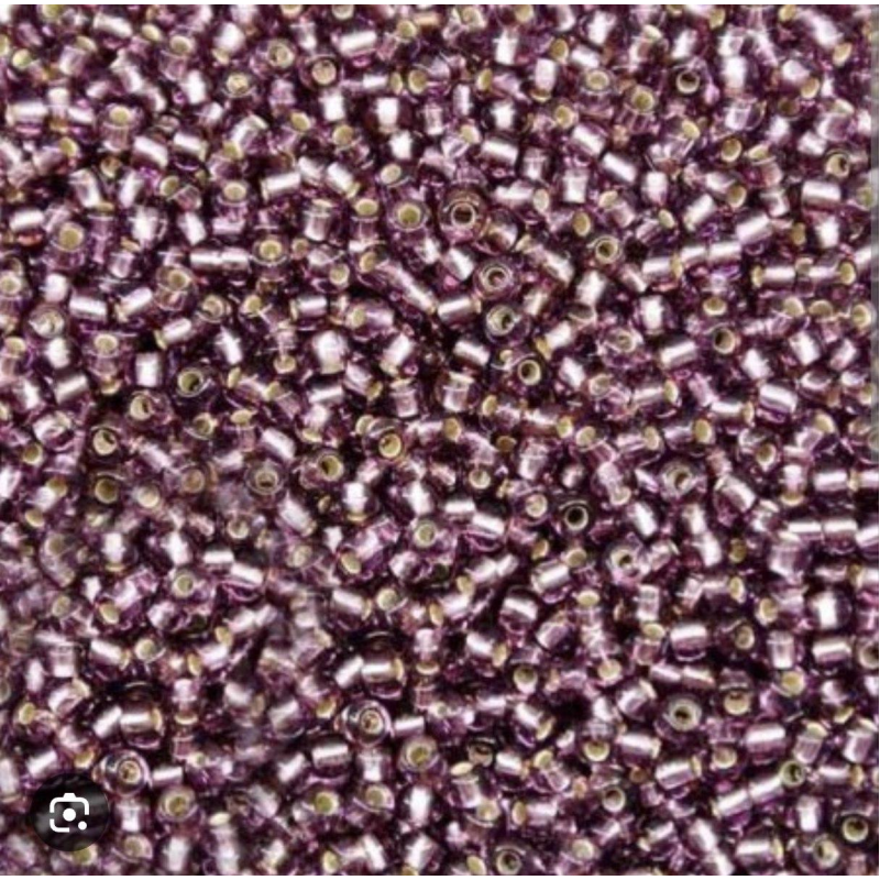 Бісер блискучий, глянсовий, фіолетовий 10 г, No10