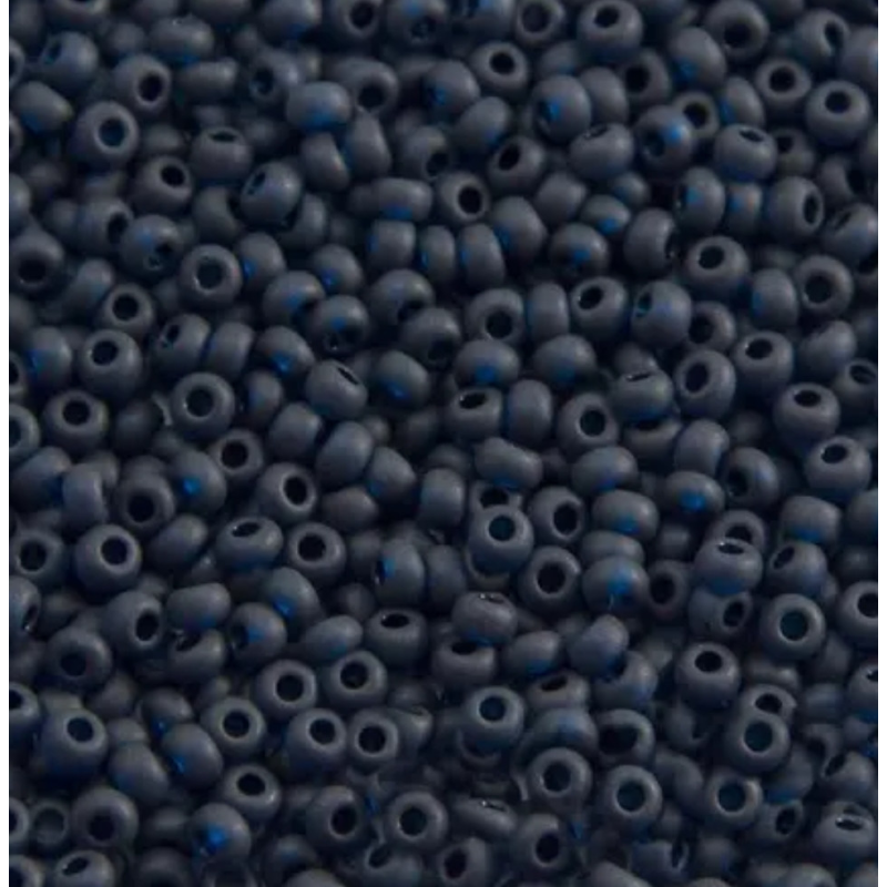 Бісер прозорий матовий темно-аметистий 10 г, No10