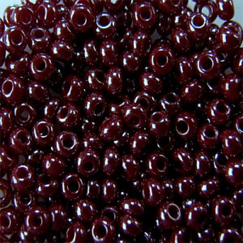 Бісер перламутровий бордовий 10 г, No10