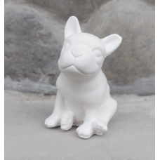 Гіпсова фігурка для розмальовування. Собака. Французький бульдог.