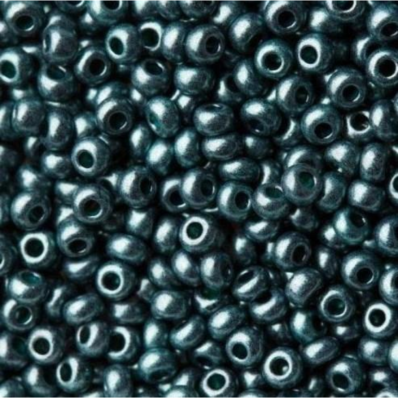 Бісер перламутровий темна бірюза 10 г, No10