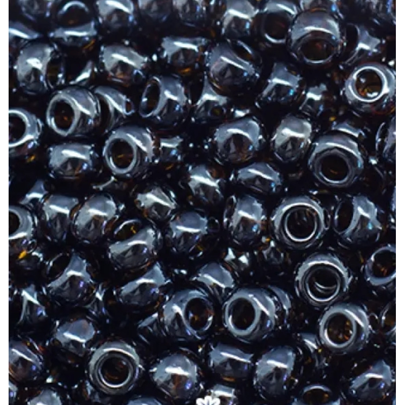 Бісер Preciosa прозорий глазурований темно-коричневий 10 г, No10 Бісер Preciosa прозорий глазурований темно-коричневий 10 г, No10