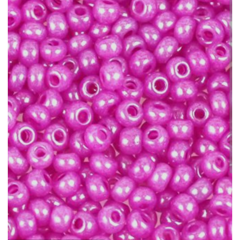 Бісер алебастровий фуксія 10 г, No10
