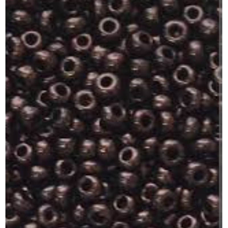 Бісер Preciosa металізований коричневий 10 г, No10