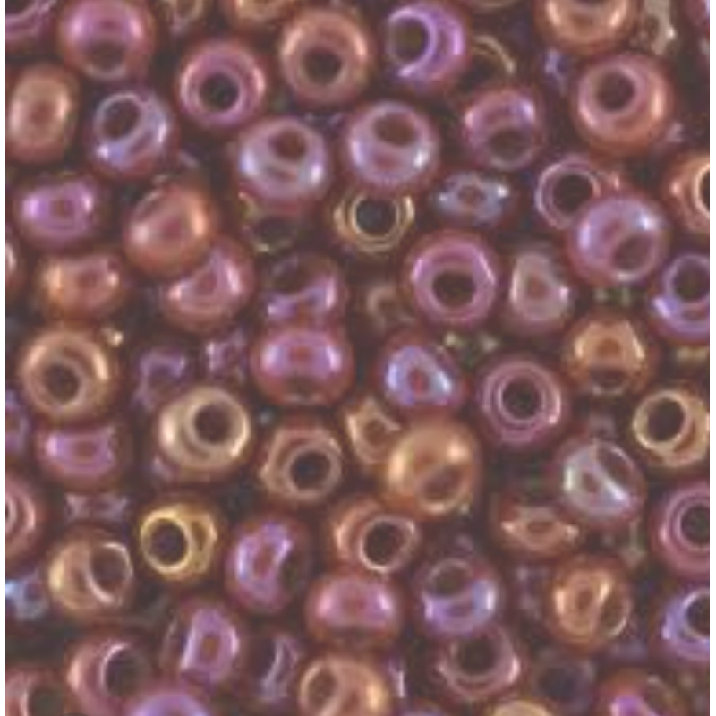 Бісер прозорий, райдужний, шоколадно-вишневий 50 г, No10 Бісер прозорий, райдужний, шоколадно-вишневий 50 г, No10