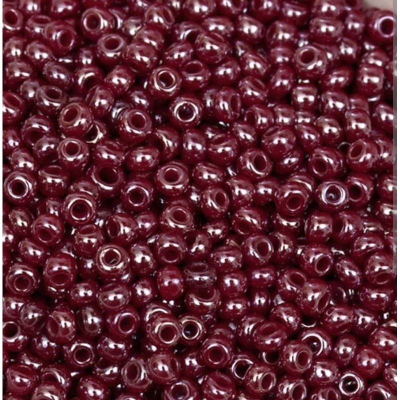 Бісер Preciosa перламутровий бордовий 10 г, No10