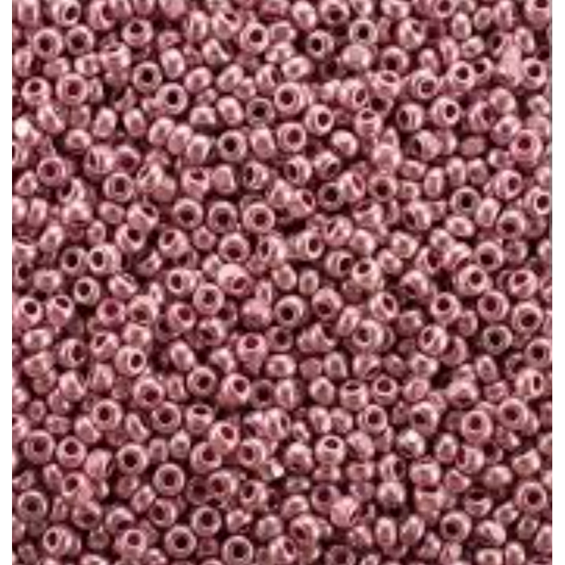 Бісер Preciosa металізований рожевий 10 г, No10