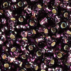 Бісер блискучий, глянсовий, фіолетовий 10 г, No10