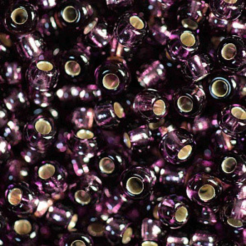 Бісер блискучий, глянсовий, фіолетовий 10 г, No10