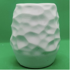 Стаканчик для олівців гіпсовий без покриття.