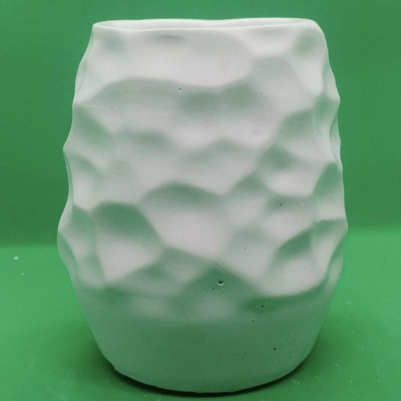 Стаканчик для олівців гіпсовий без покриття.