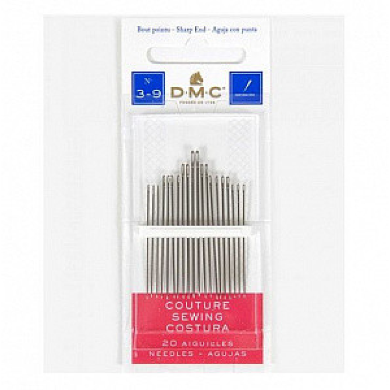 Голки для вишивання DMC No3-9 (1 блістер.на 20 голок)