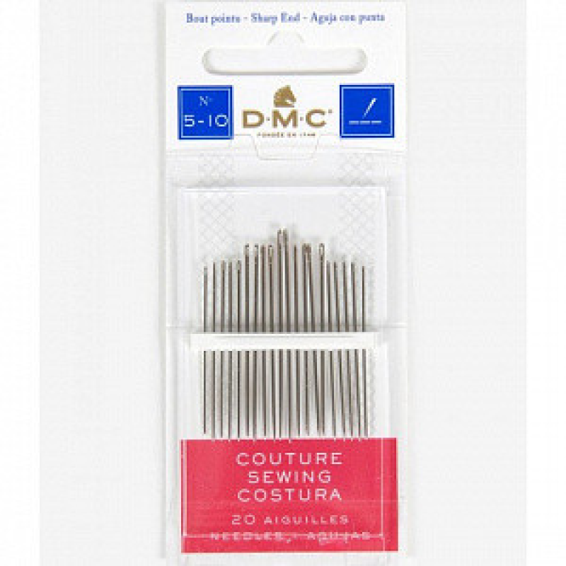 Голки для вишивання DMC No5-10 (1 блістер.на 20 голок)