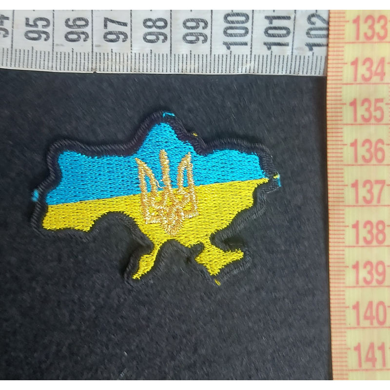 Аплікація для одягу мапа України