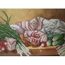 Схема для вишивання бісером.  Сільський натюрморт.